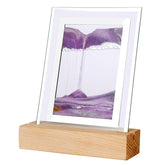 Moving Sand Art LED Lamp showing different color variants