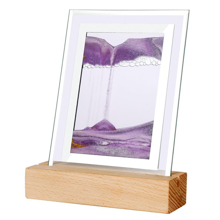 Moving Sand Art LED Lamp showing different color variants