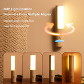 Rotatable Motion Sensor Light installed under a kitchen cabinet