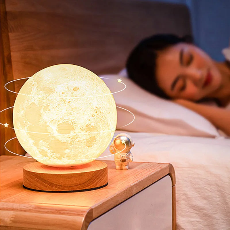 Rotating Moon Lamp gift box packaging details