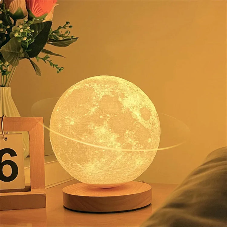 Rotating Moon Lamp gift box packaging details