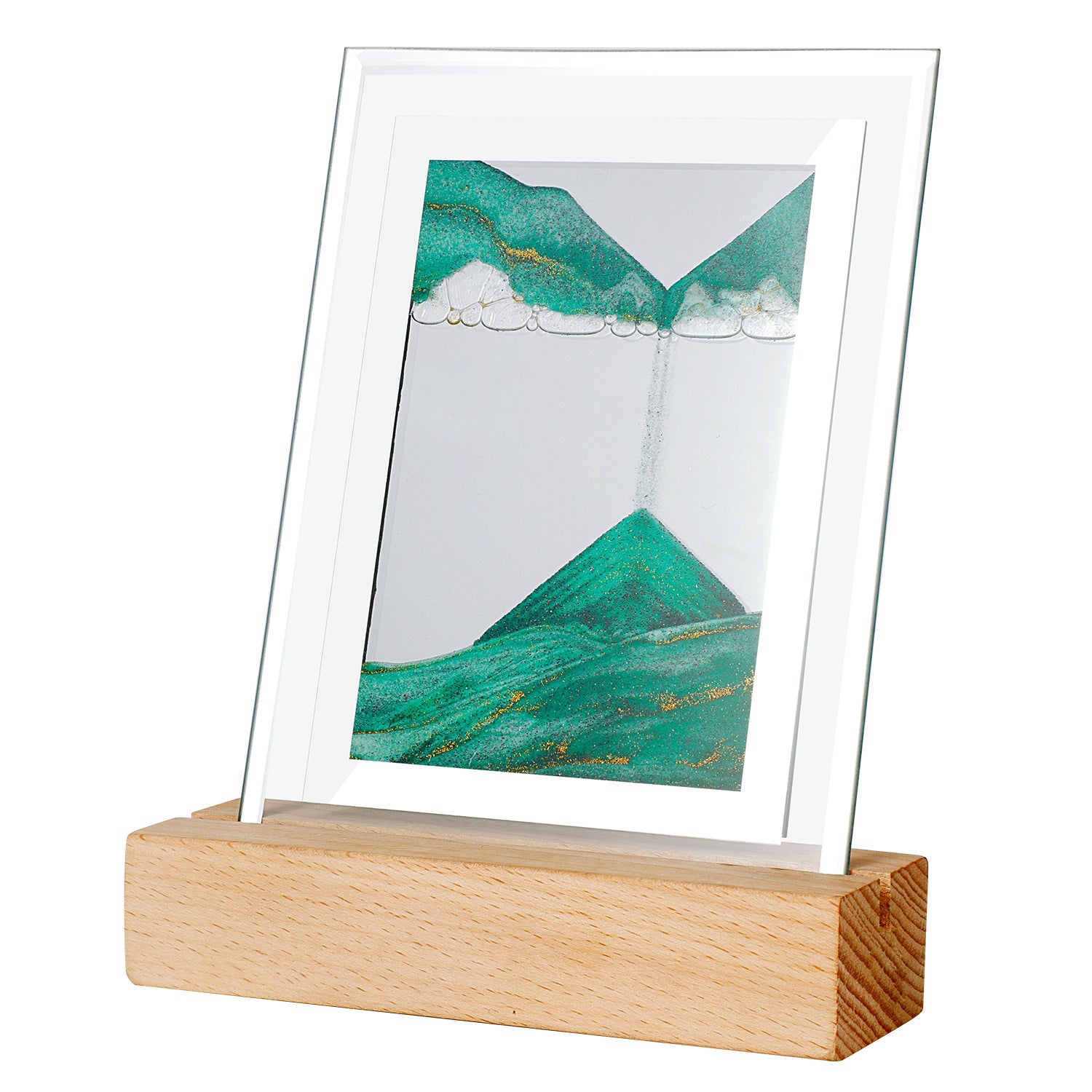 Moving Sand Art LED Lamp showing different color variants