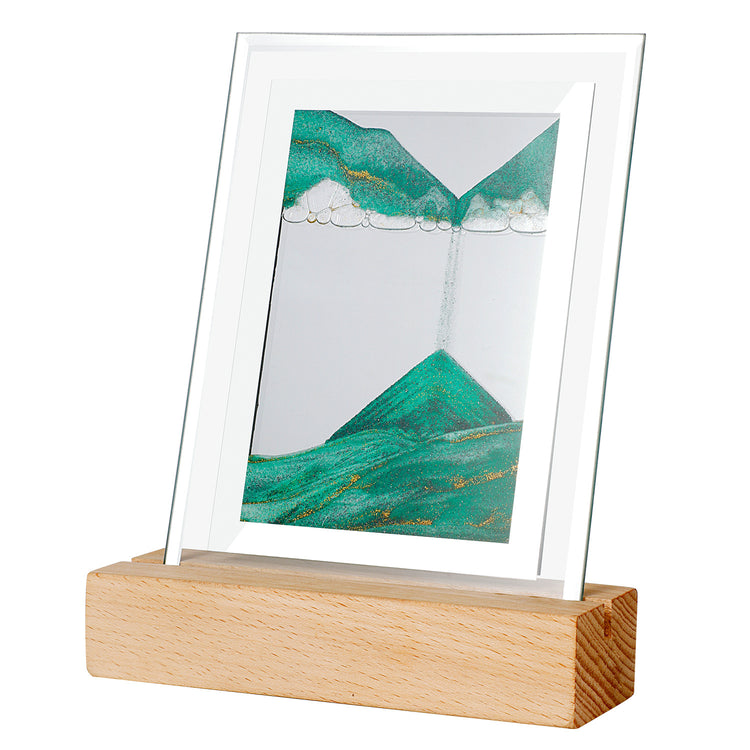 Moving Sand Art LED Lamp showing different color variants