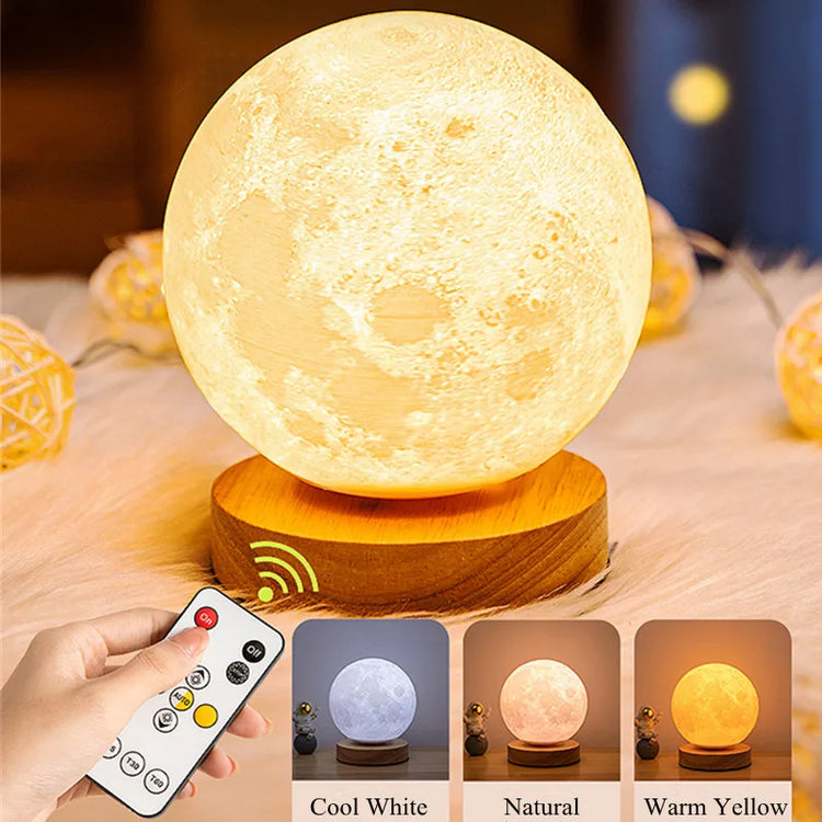 Rotating Moon Lamp gift box packaging details