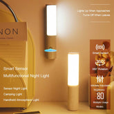 Rotatable Motion Sensor Light installed under a kitchen cabinet