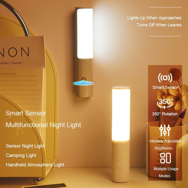 Rotatable Motion Sensor Light installed under a kitchen cabinet