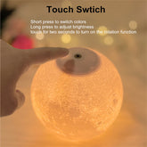 Rotating Moon Lamp gift box packaging details